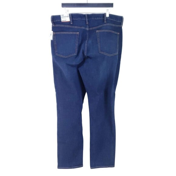 Old Navy Athletic Jeans Mens Size 38x32 Dark Wash - Picture 2 of 7